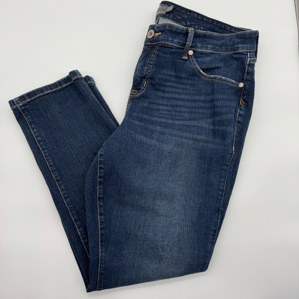 Torrid Dark Blue Boyfriend Straight Jeans, Size‎ 16R
